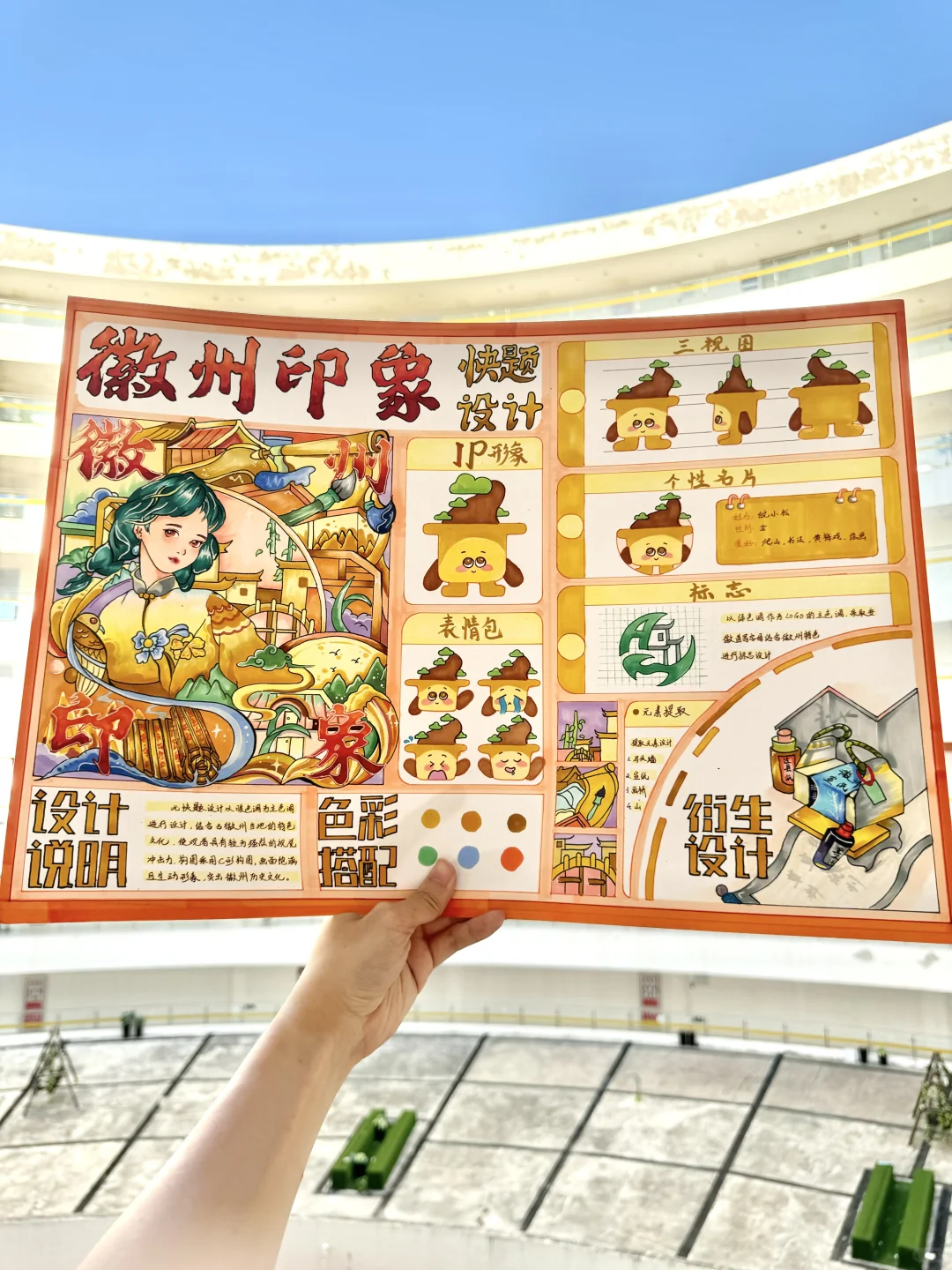 才八月❗️学生的快题已经Next Level了👍