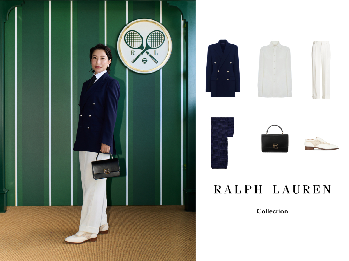 郑洁惊喜现身2025年温网女单决赛现场，这位中国网球名将身着Ralph Laur