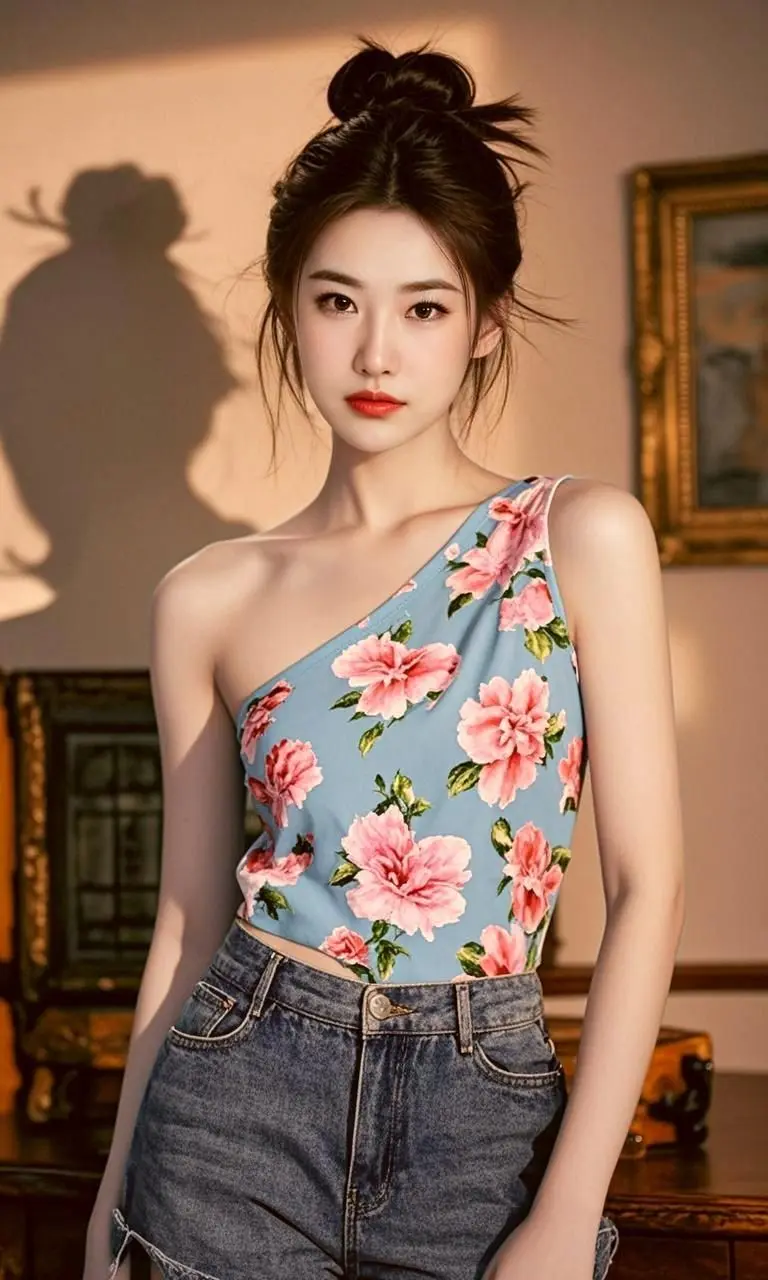 AI花漾蓝影