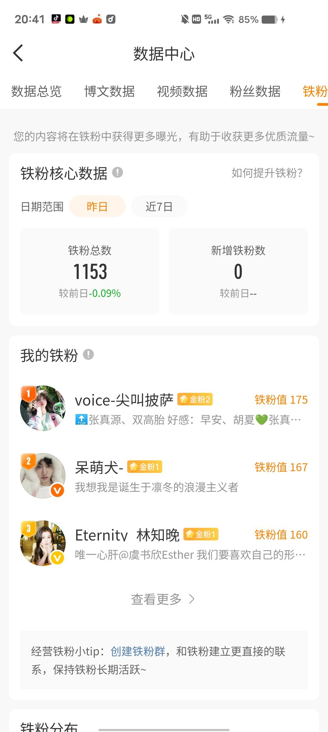第一个金粉2宝宝 专栏 · 铁粉