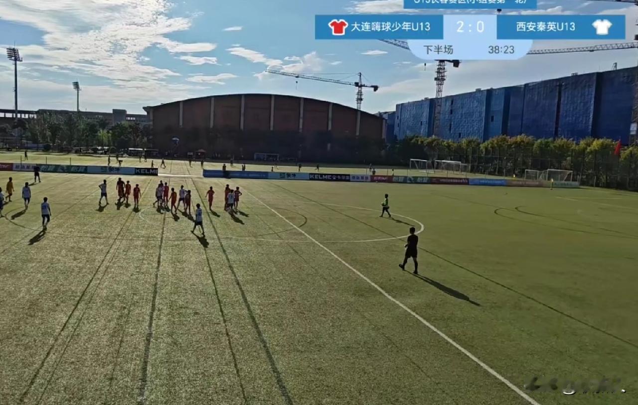 2-0！大连嗨球少年开门红。
8月19日下午，2026年第五届中青赛男子U13组