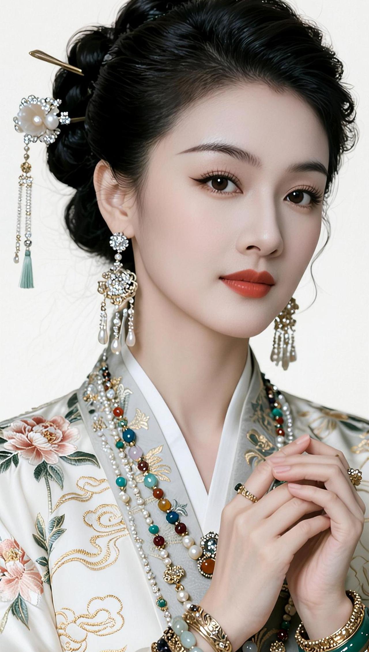 AI中式古韵写真 抖音ai创作 新中式国风 东方雅韵 优雅气质