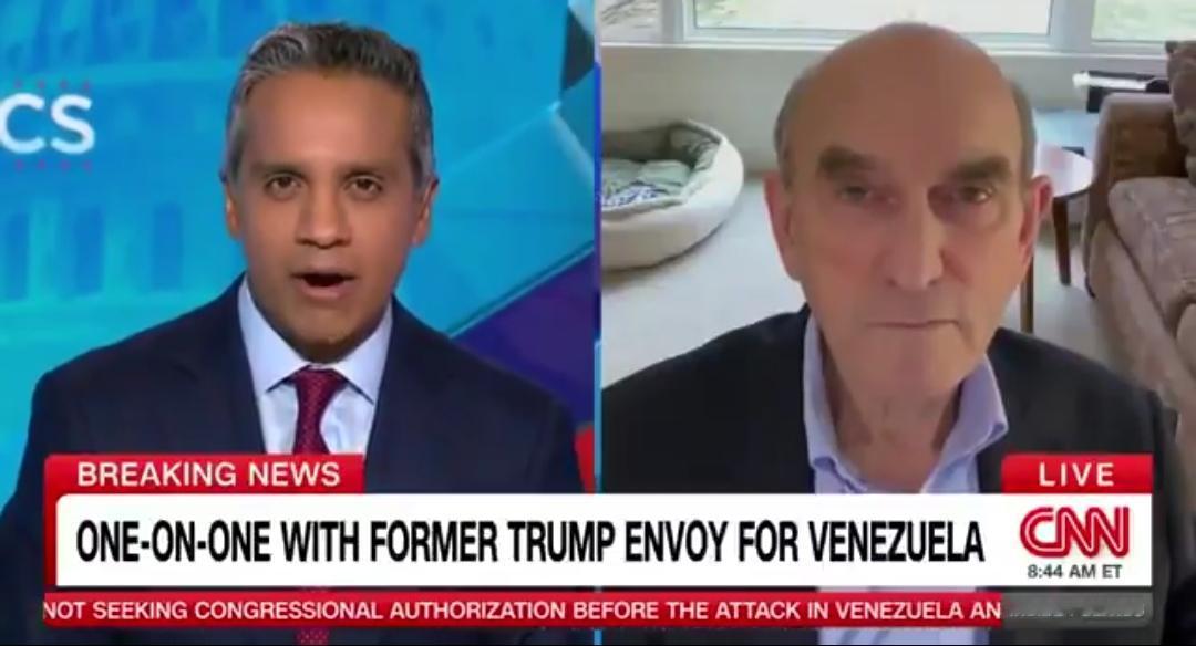 🇺🇸🇻🇪 特朗普前特使：“美国无法掌控委内瑞拉”

埃利奥特·艾布拉姆斯