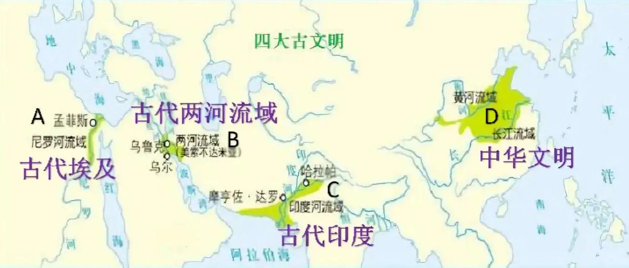 四大古文明，为什么只有中华文明能够延续至今？

主要原因有三个：最封闭、最广阔、