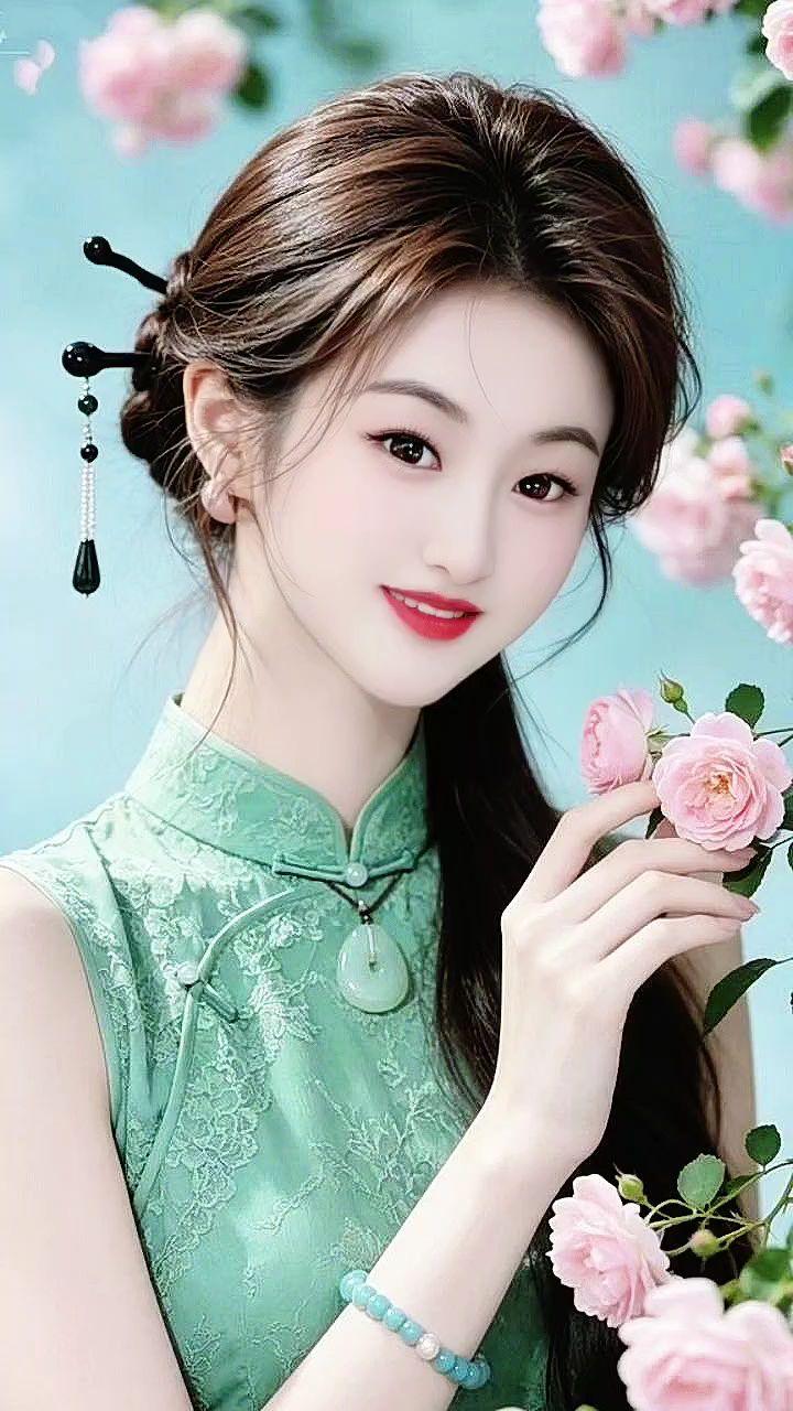 古典国风穿搭 温婉新中式 新中式粉黛佳人 忆江南新中式国风 旗袍美人