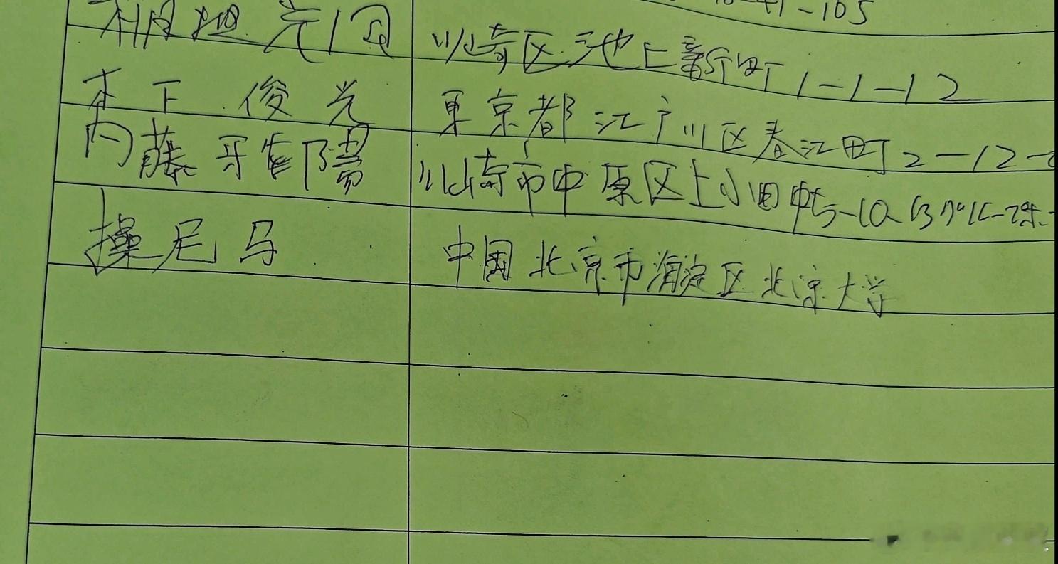 汉奸石平参拜靖国神社没啥祝福的，有人在神厕留下姓名