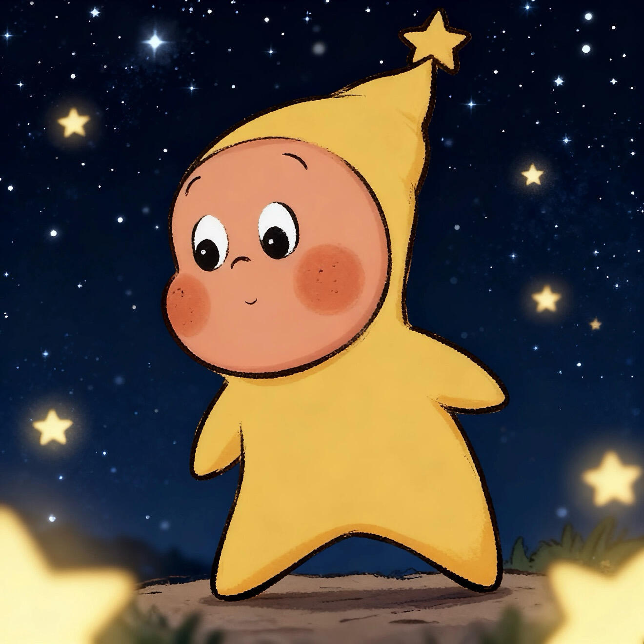 当张雅琪遇到星星人痛车星星人真的可爱爆了[哇]不止张雅琪，有谁能拒绝这么可爱的萌