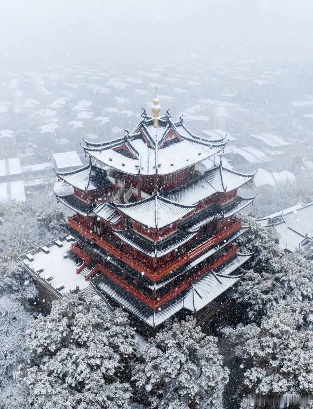 杭州下雪 二月飞雪迎春，杭州在白雪的映衬下，仿佛一幅幅水墨丹青，美得令人屏息～ 