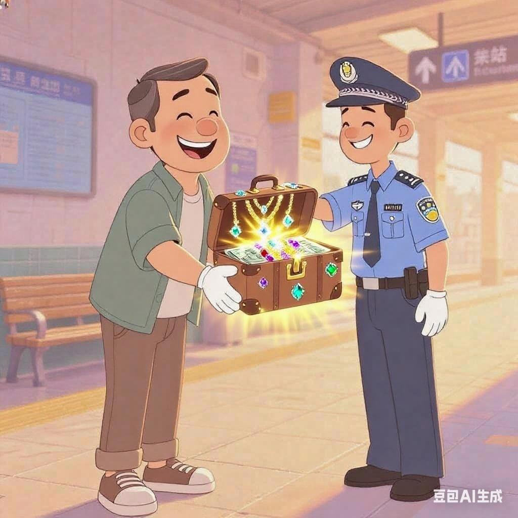大家有没有发现，
小tou好像绝迹了，这不，王先生价值百万行李箱扔火车站，静静立