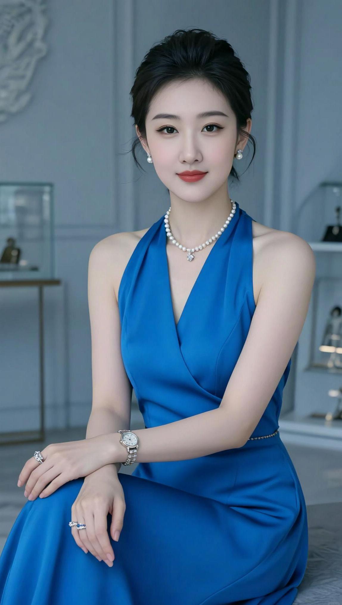 AI典雅珍珠写真 抖音ai创作