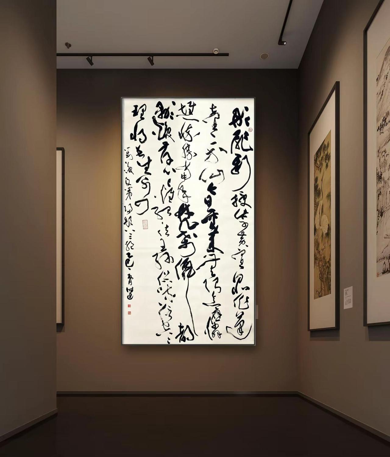 草书书法欣赏：初及第归题净慈寺壁二绝 宋・刘涣其一彤扉新授紫皇宣，品作蓬壶二等仙