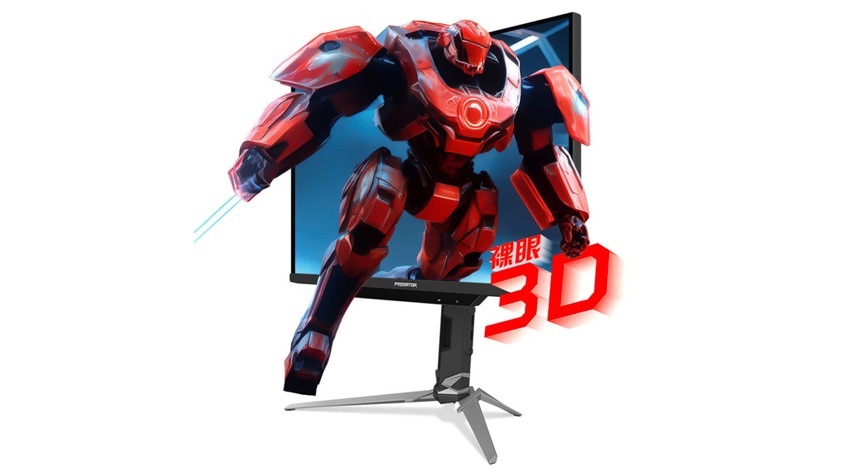 Acer推出Predator XB273K 3D显示器4KAcer宣布，带来新款