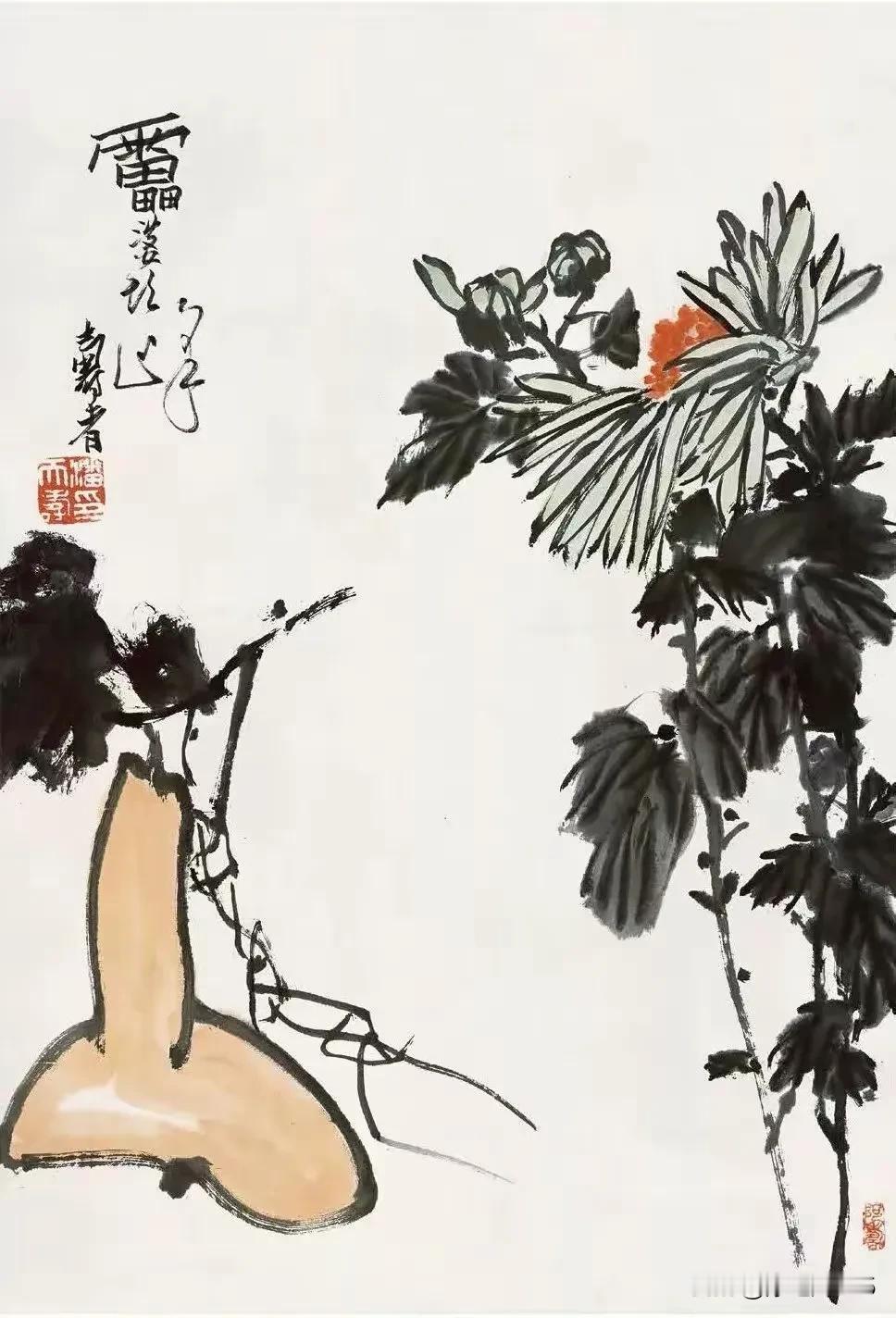 夏荷娇不语，诚邀下联 秋菊笑无声