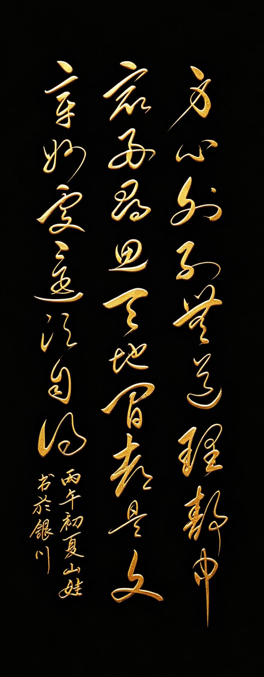 今天书写的一幅作品！
上联：身心外别无道理，静中最好寻思。
下联：天地间都是文章