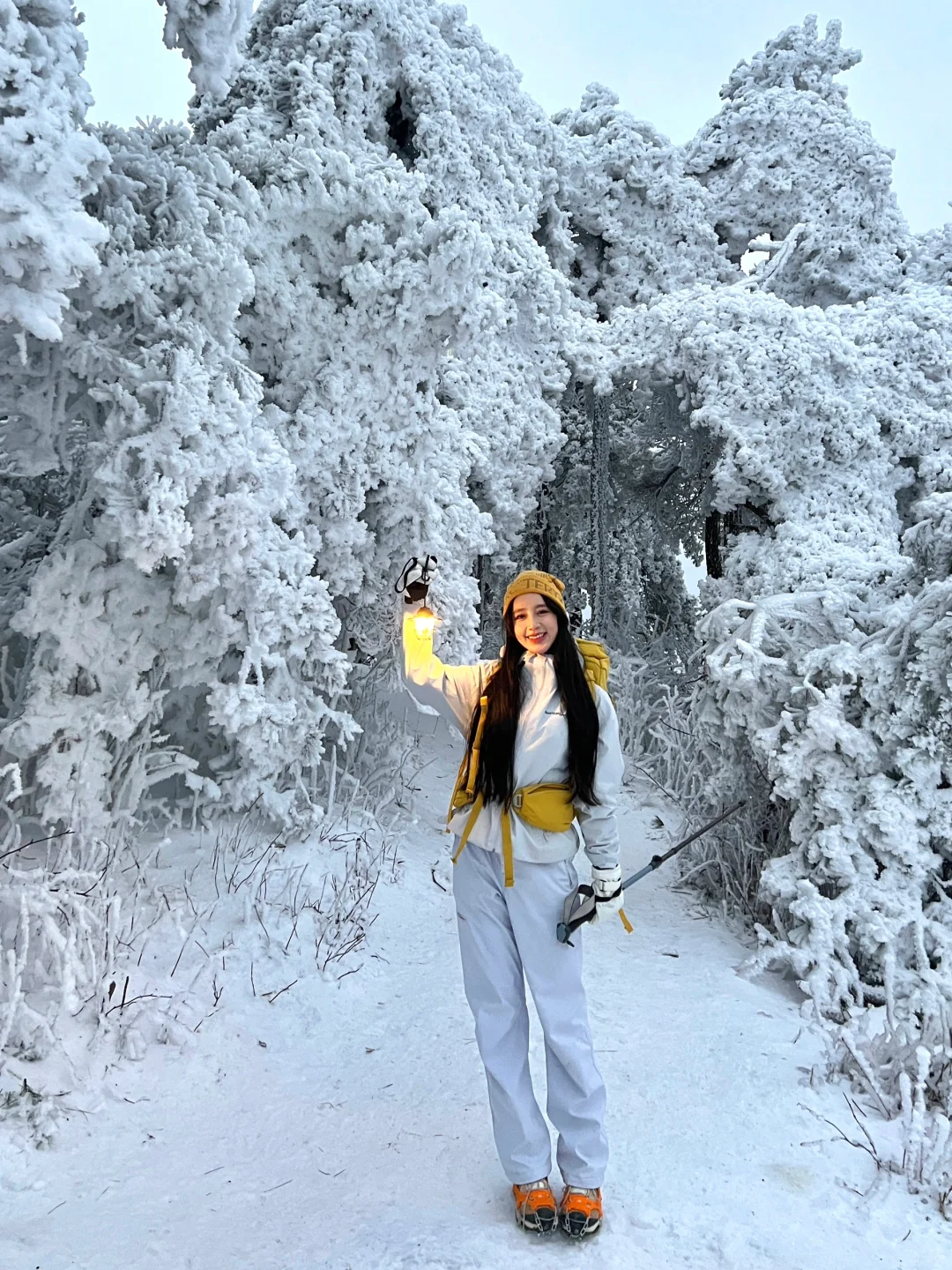 江浙沪别去龙王山人挤人了❄️这里的雾凇更美