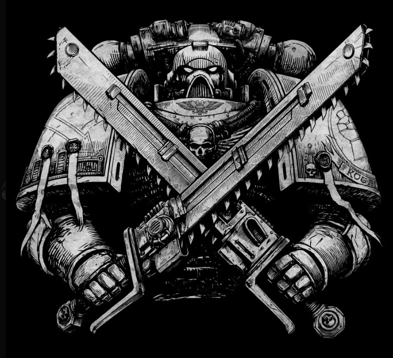 战锤40k 链锯剑信仰by Kirill Semenov