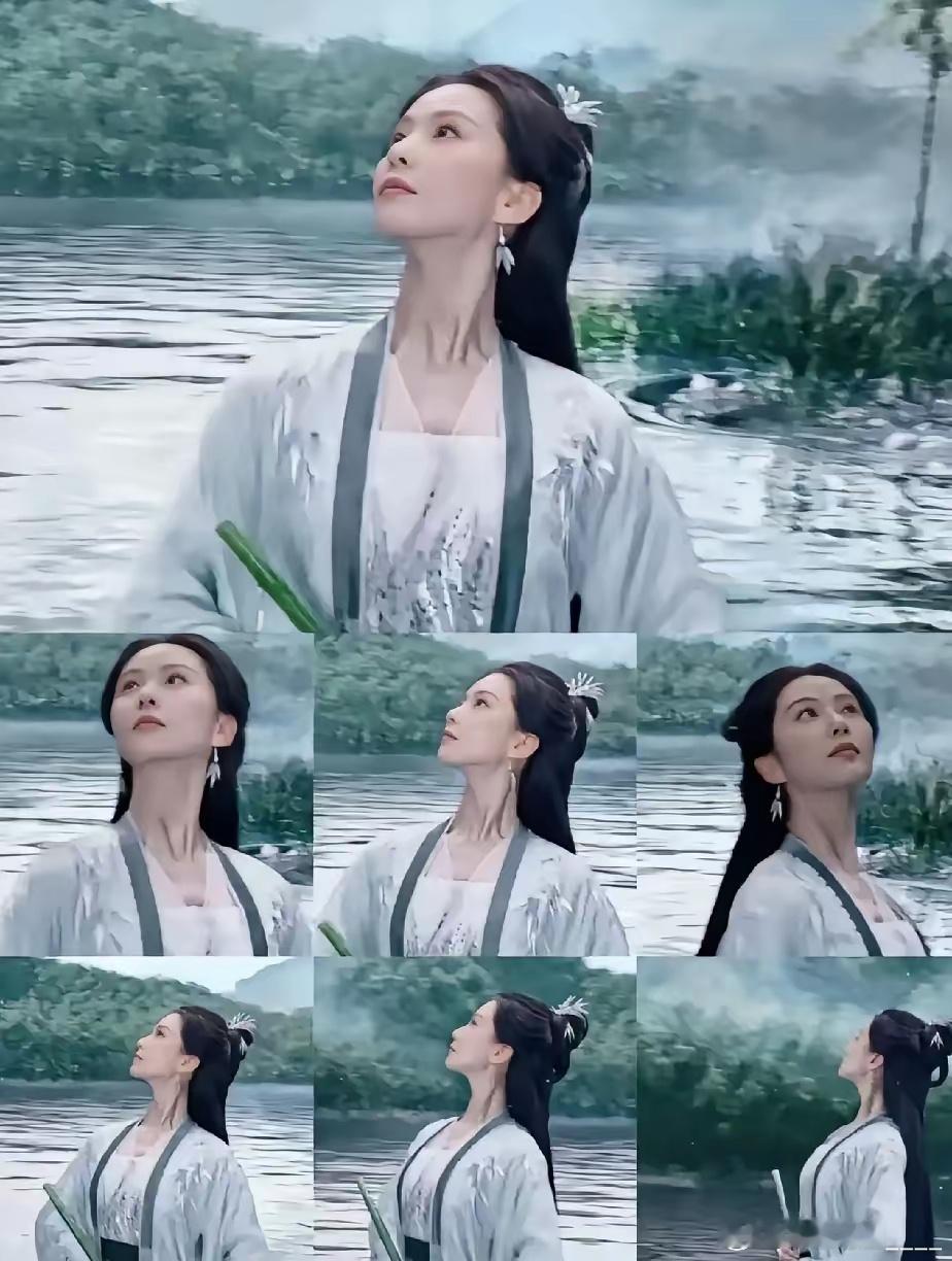 第一次看到八块脖肌！我真的要笑抽过去了！不是我说的啊，网友评论的刘诗诗，夺笋呐，