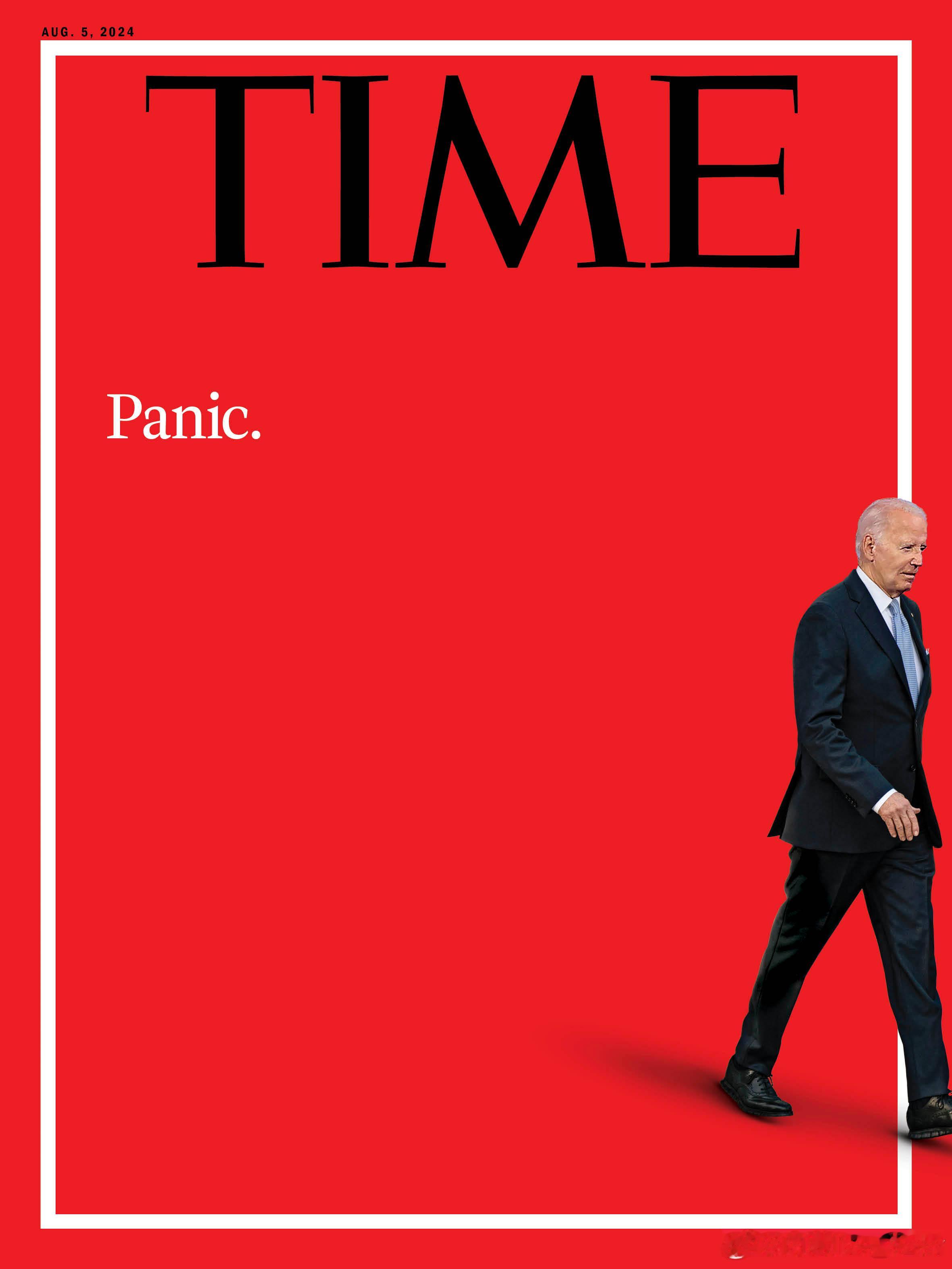 时代杂志封面：恐慌民主党人对拜登的辩论表现感到恐慌 ​​​