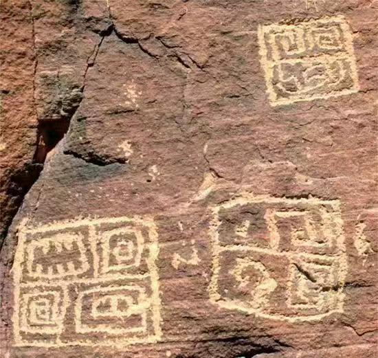美国山崖发现中国3000年前汉字，按照西方某个教义的说法，几千年前这是上帝给东方
