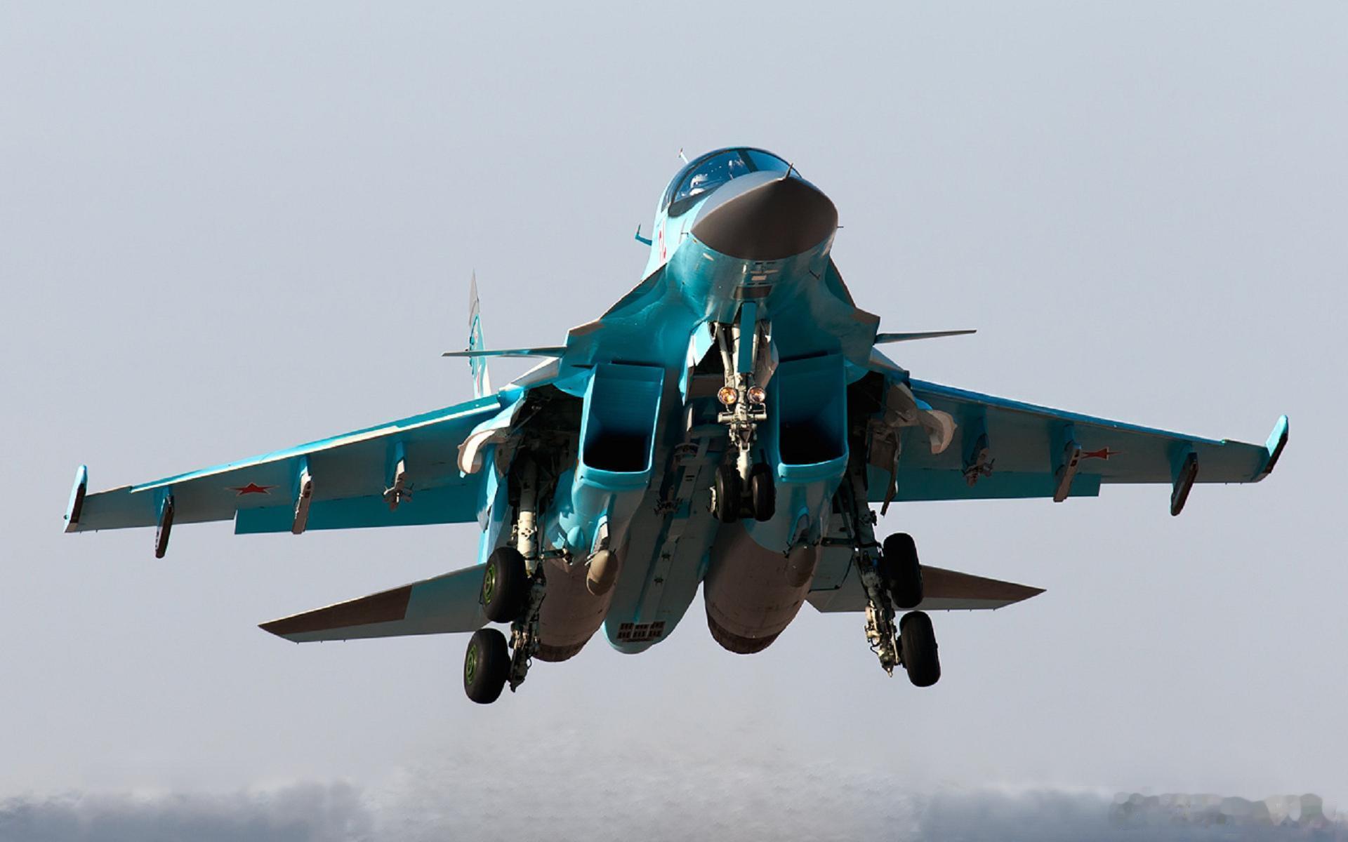 乌克兰军方昨天在卢甘斯克地区摧毁了俄罗斯的 Su-34。#俄乌战争##武器装备#