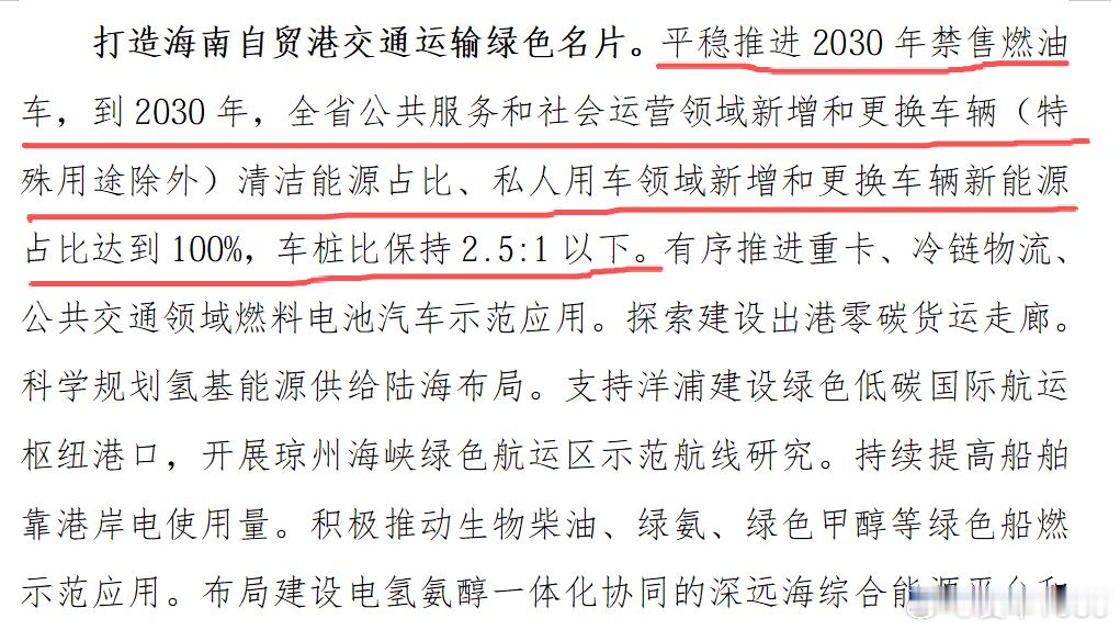 【爱车安全贴士 中国首个禁售燃油车省份确认！新增和更换车辆新能源占比将达到100