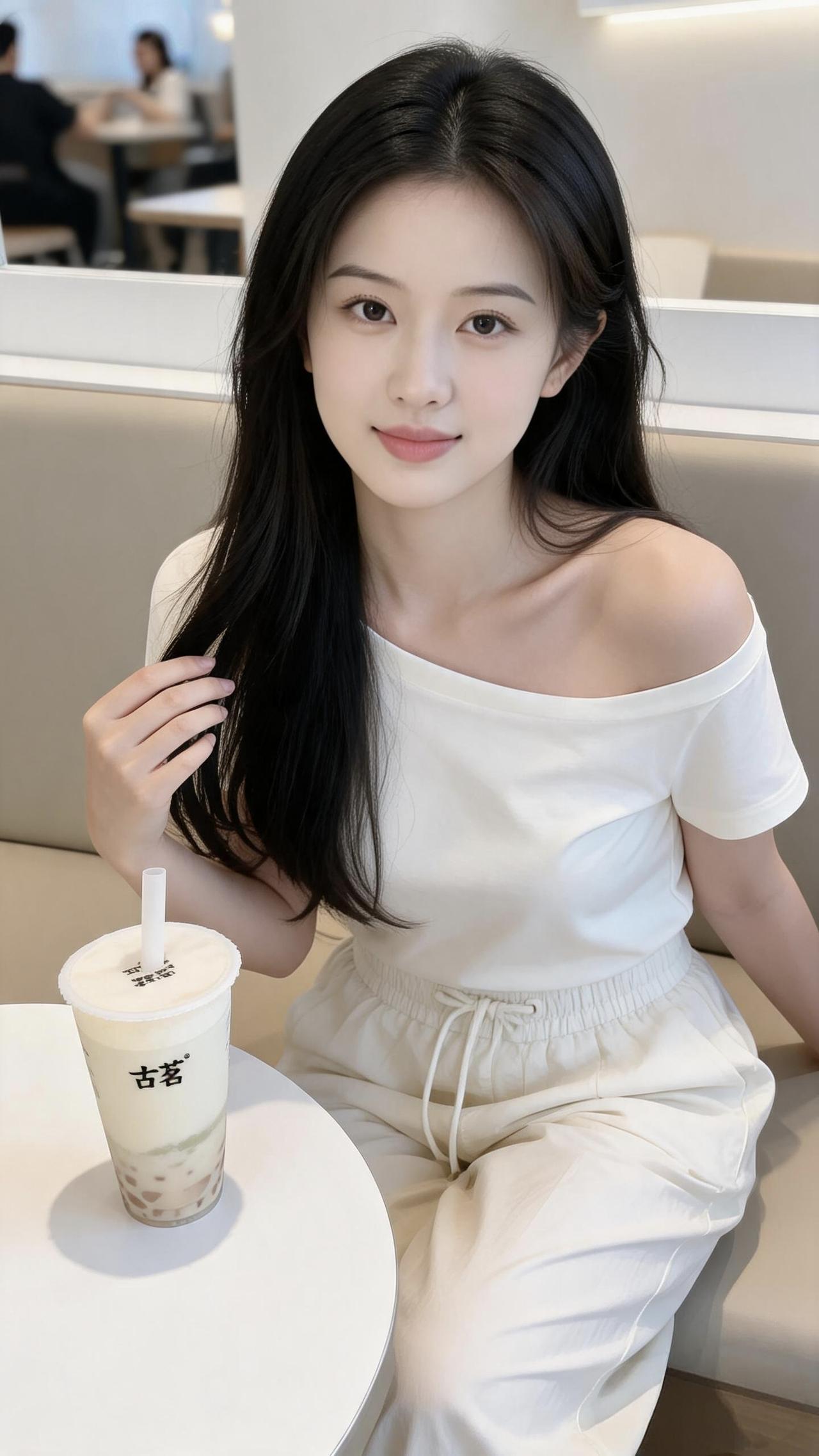 清纯甜美的样子漂亮吗