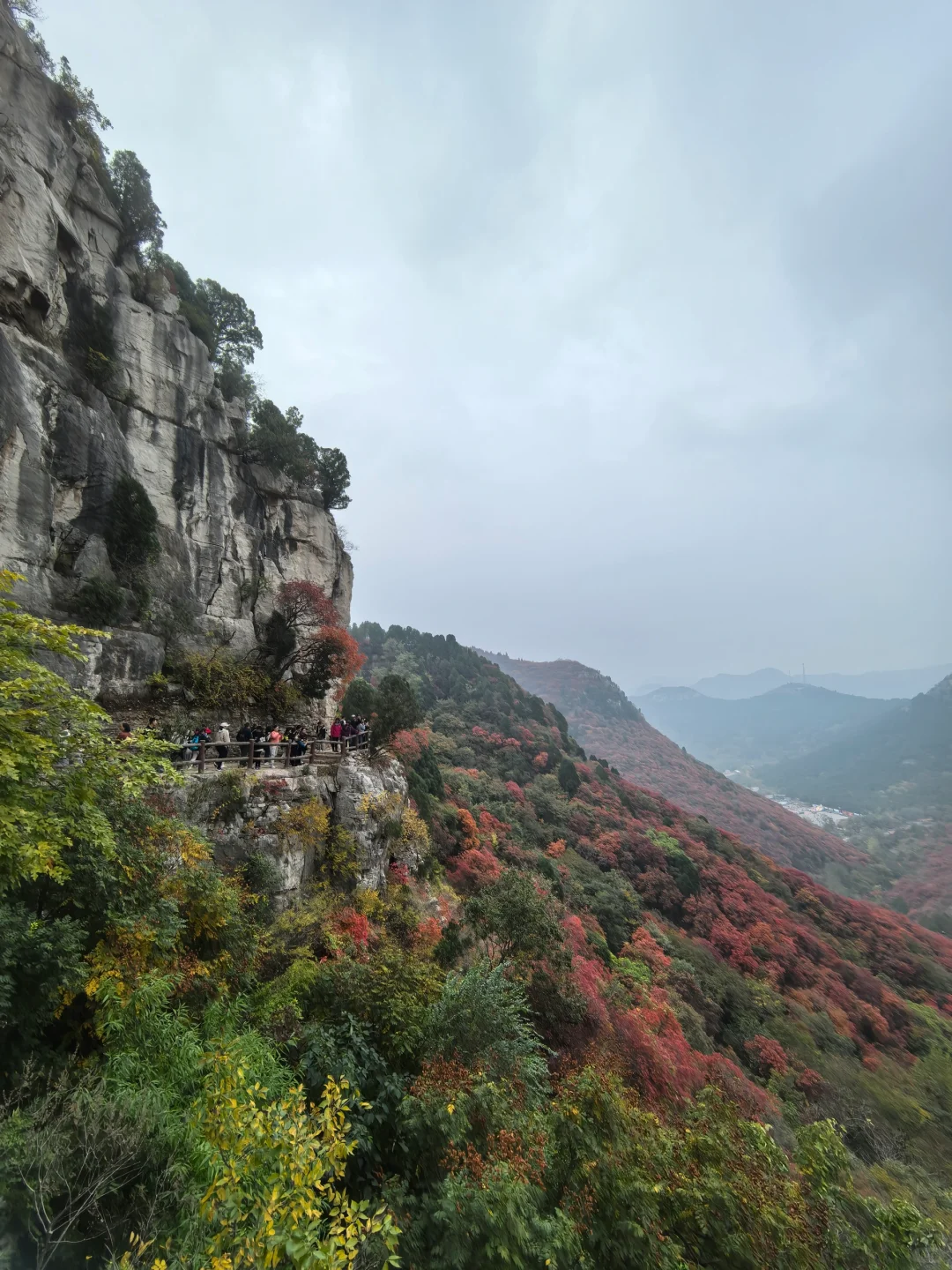 临朐石门坊红叶正当时 抵制滤镜所见即所得