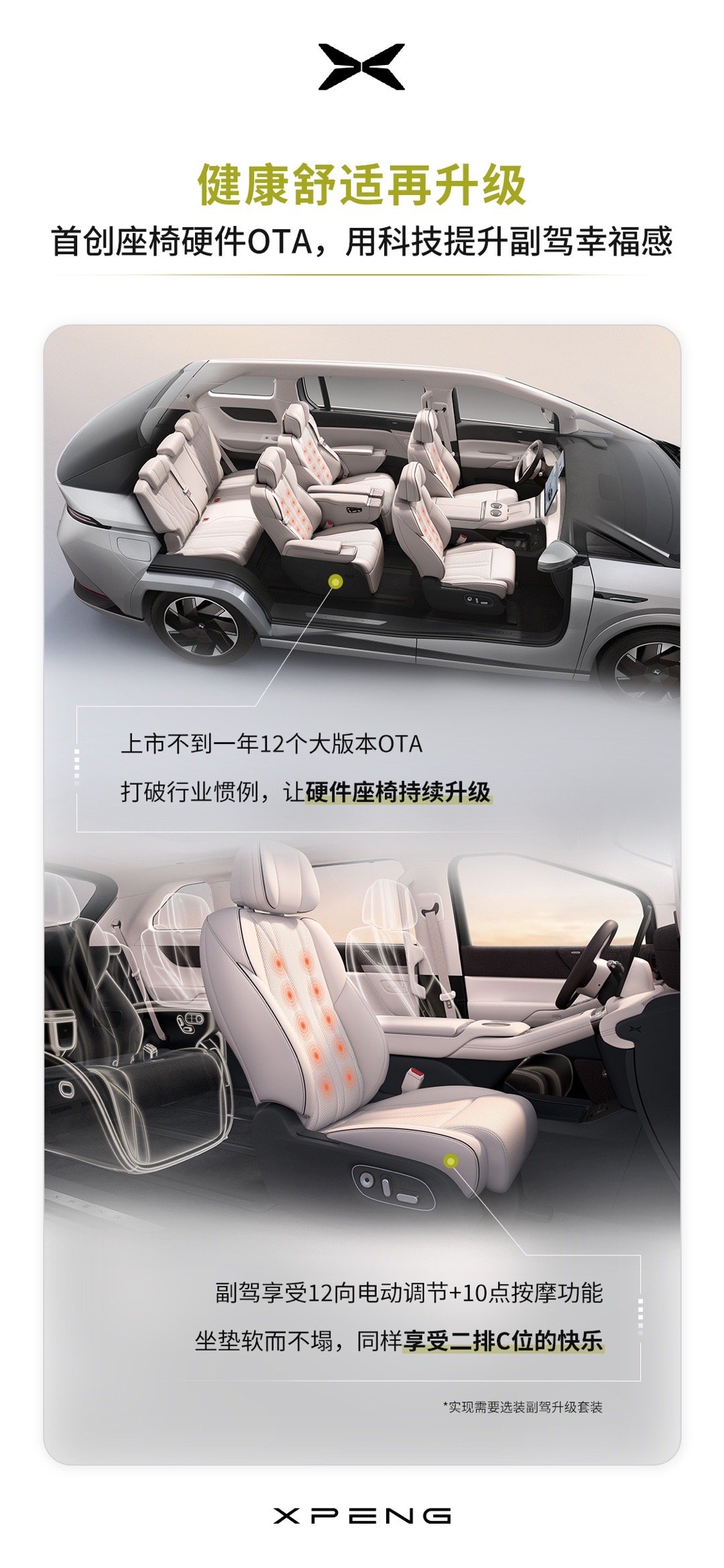 小鹏X9又获奖了， 小鹏X9获五星健康车认证 自小鹏X9上市以来已成为超2万个家