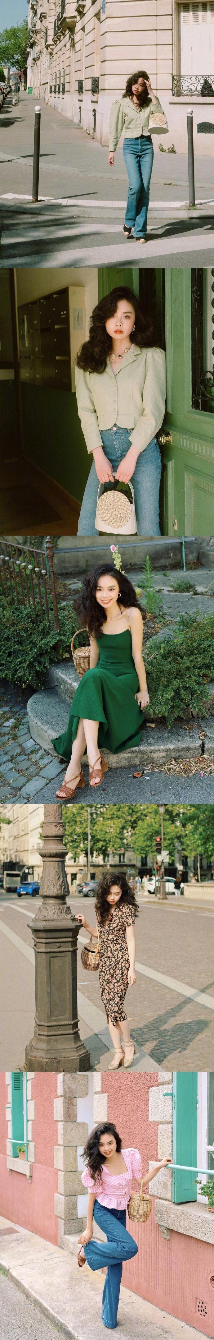 小个子女生的法式穿搭参考，身高不足160的赶紧收藏~