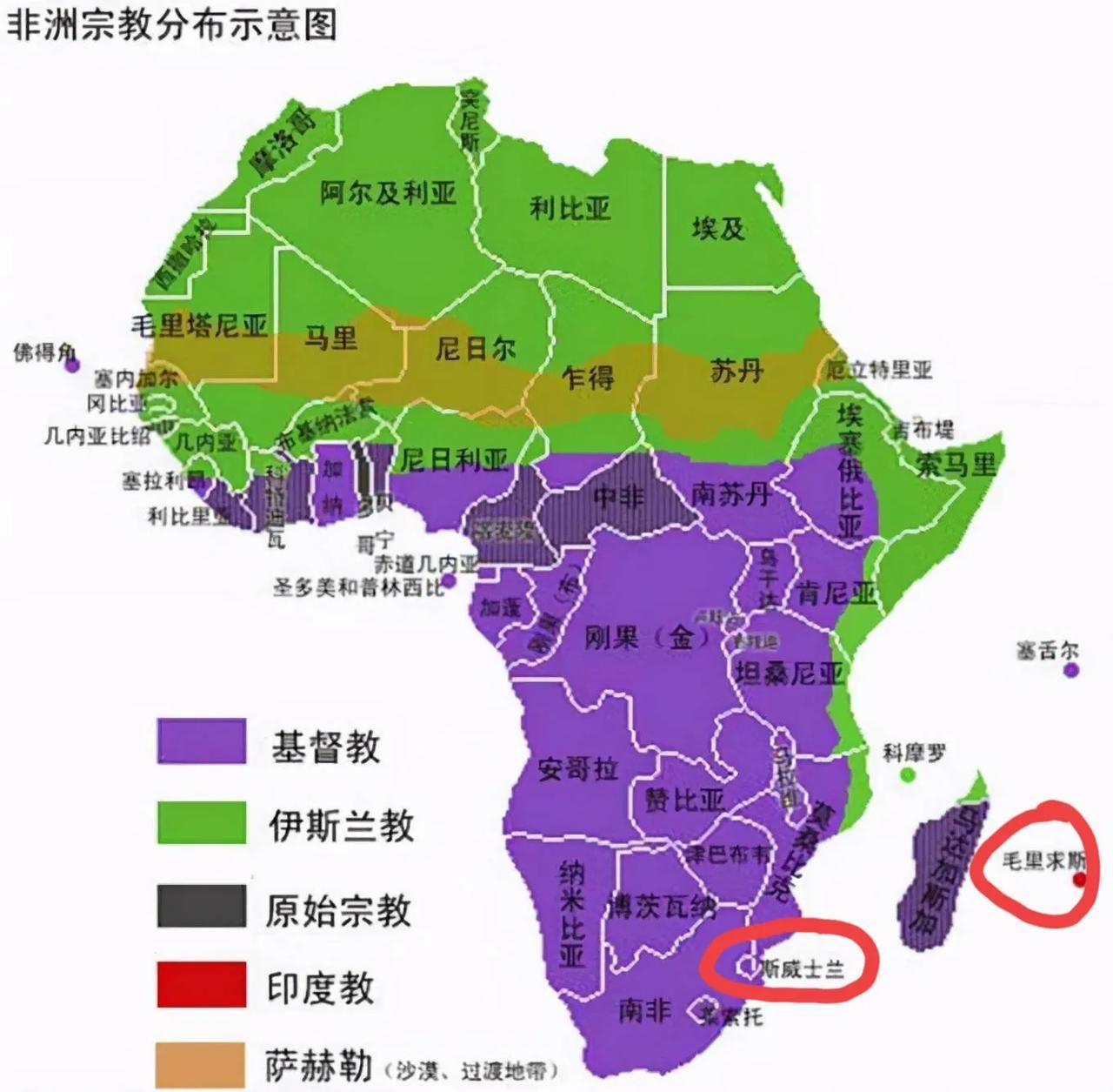 非洲有54个国家，有52个国家参与了“一带一路”合作。没有加入的两个国家是斯威士