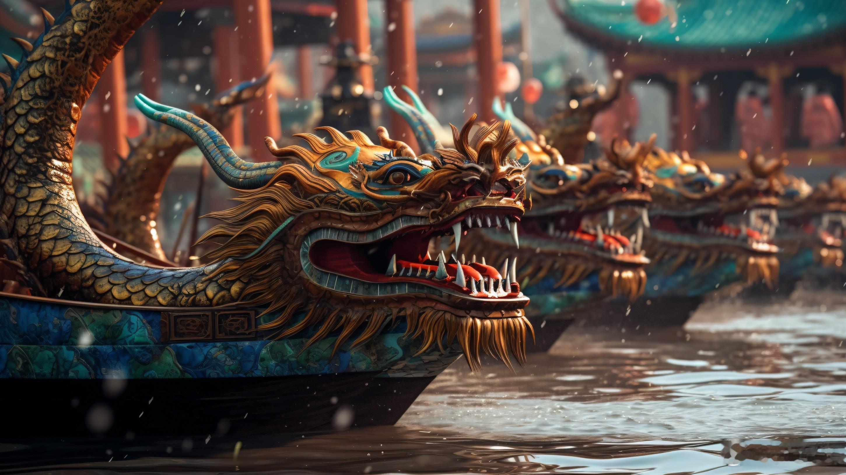 龙舟经济火爆 端午龙舟热潮带火全域文旅消费！海口百支龙舟竞渡海湾，配套特色集市与
