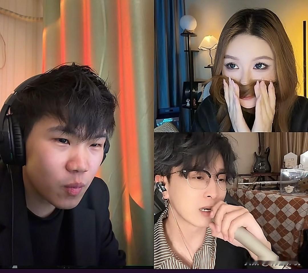 这三位华语乐坛顶级歌手同框直播啦[笑哭]