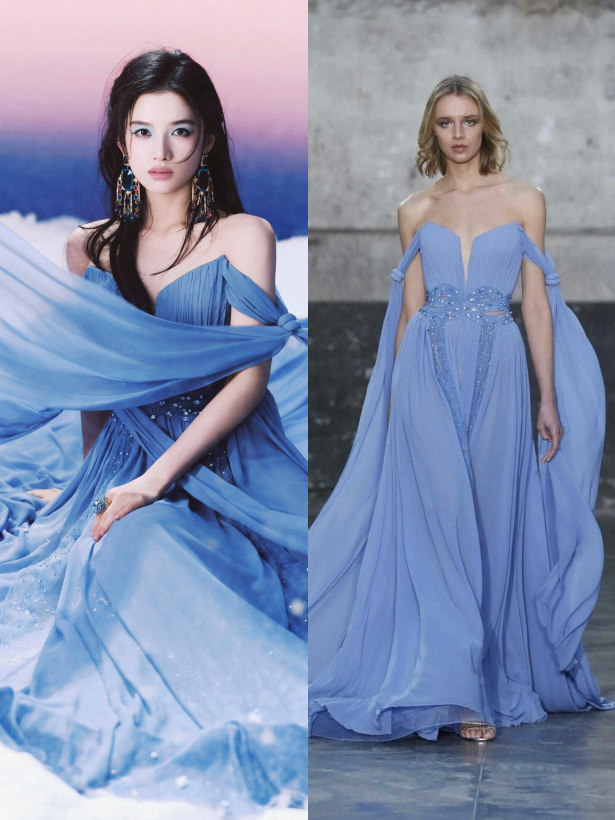 张婧仪演绎Georges Chakra 2022春夏定制  