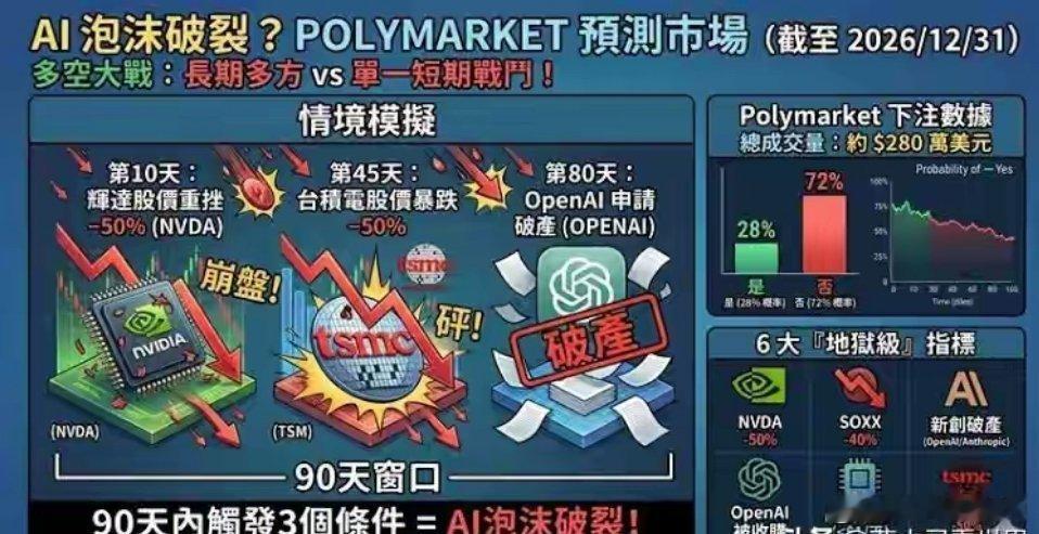 AI行情何时终结？看透“算力击鼓传花”背后的资本真相近期，关于AI行情何时见顶的