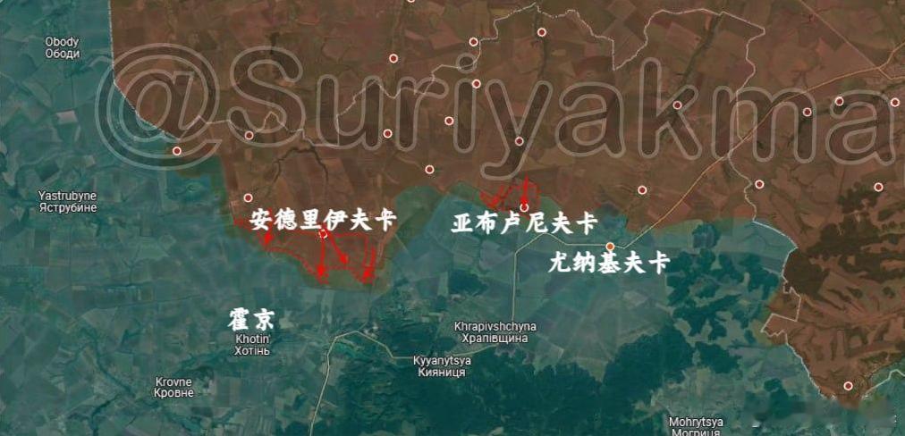 俄乌局势新进展 suriyak更新6.5俄乌局势1、苏梅：俄军完全控制了亚布卢尼