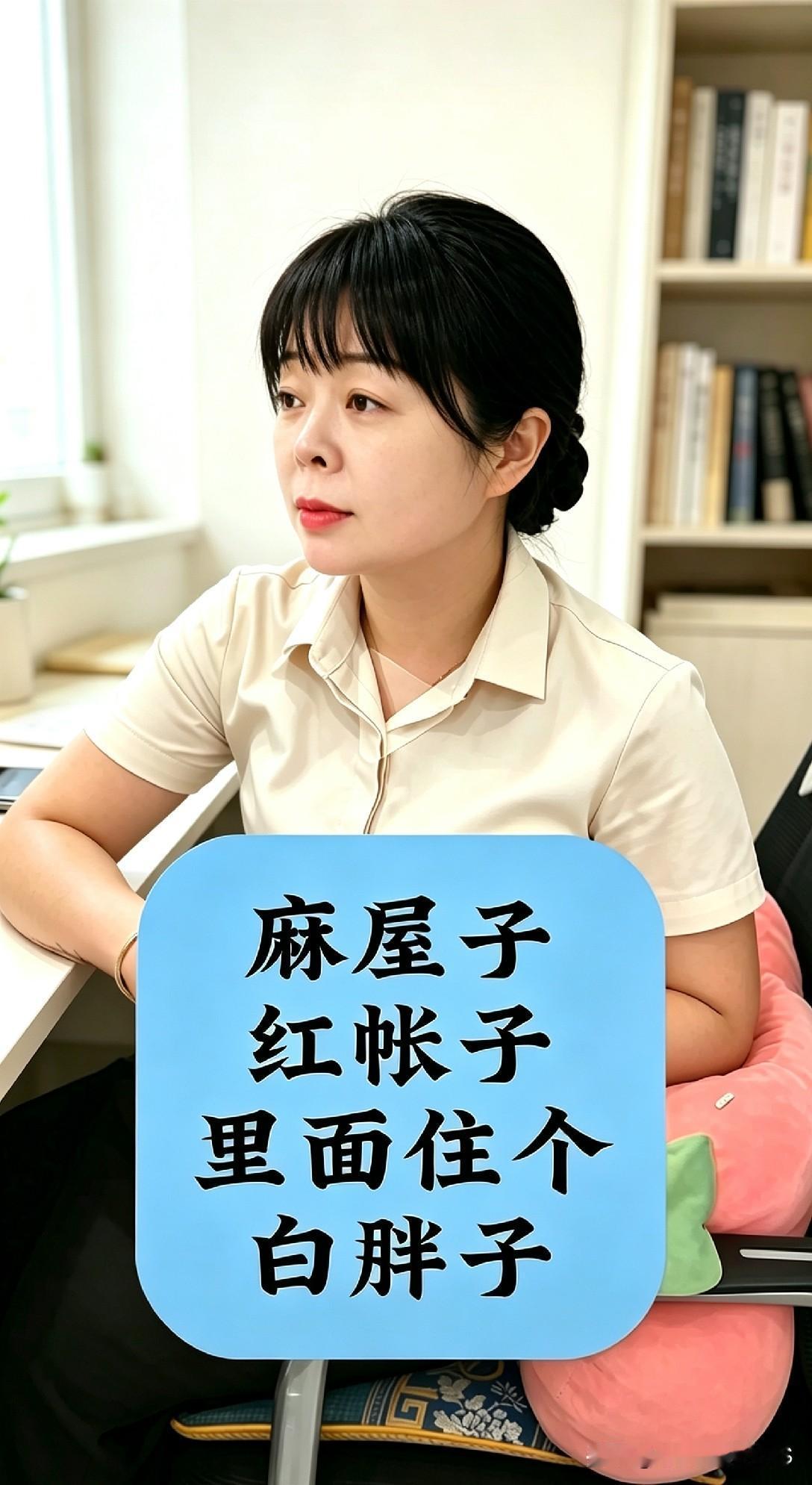 这题我小时候真猜过，一看就暴露年龄了！
“麻屋子，红帐子，里面住个白胖子”——当