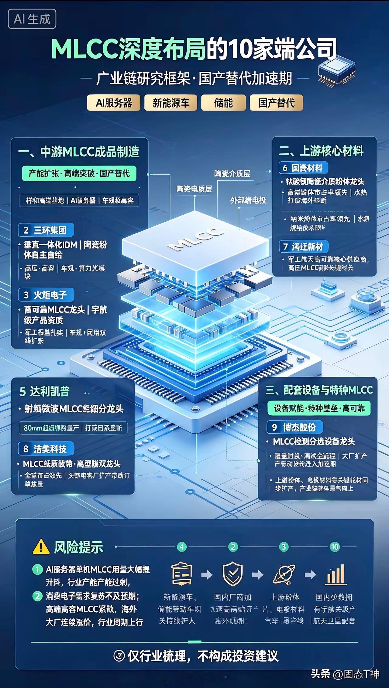 MLCC深度布局的10家公司一、中游MLCC成品制造1、风华高科国内MLCC产能