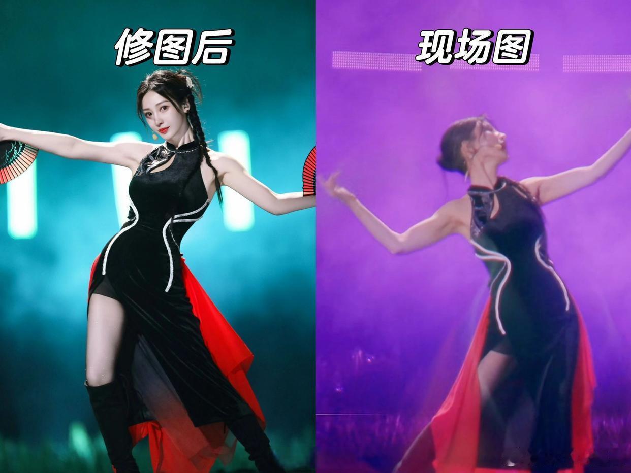 有网友说，在浪姐舞台上，快把柳岩修成金晨了！ ​​​