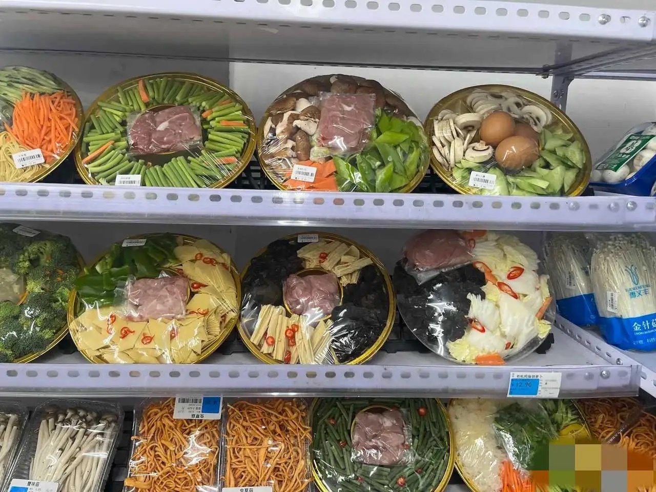 超市都开始这样卖预配菜了？ ​​​