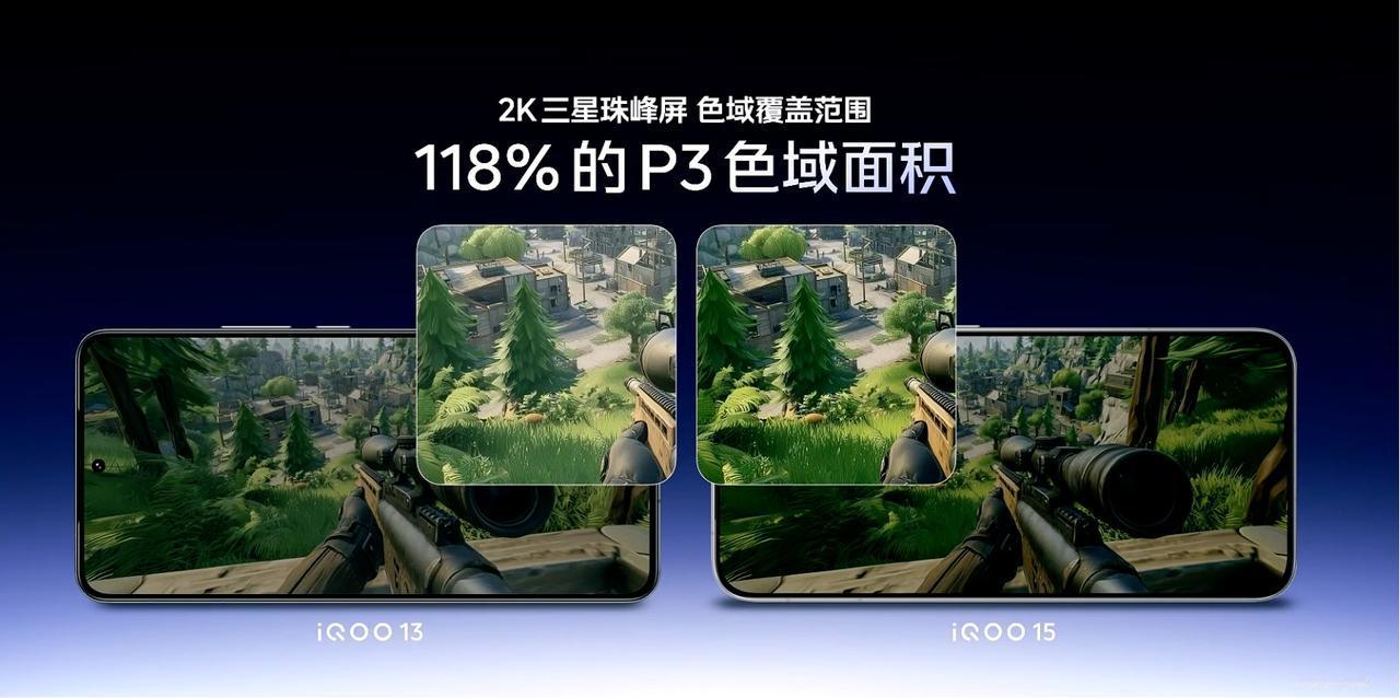 iQOO 15屏幕
自研全场景光线追踪
首发三星最新和最好M14发光材料
全球首