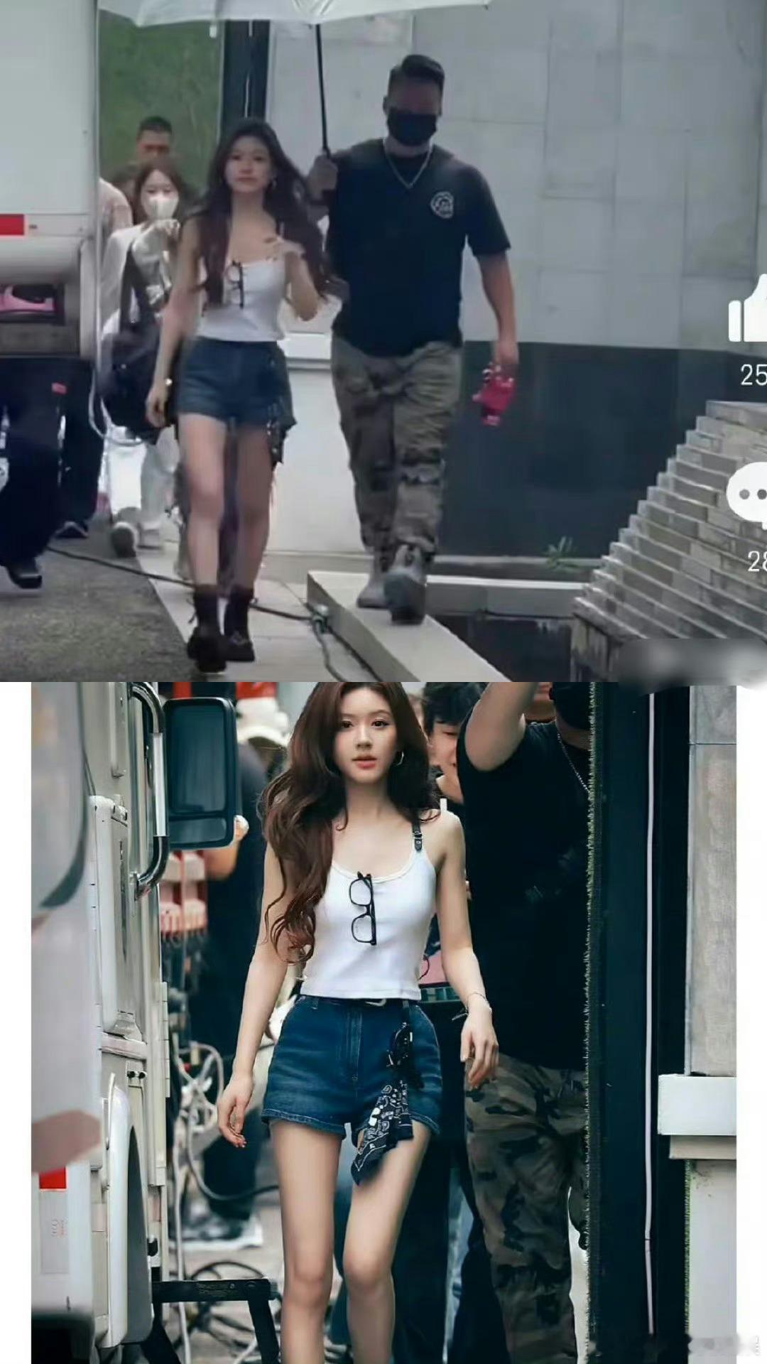 赵露思还是改变不了p图的心 ​​​