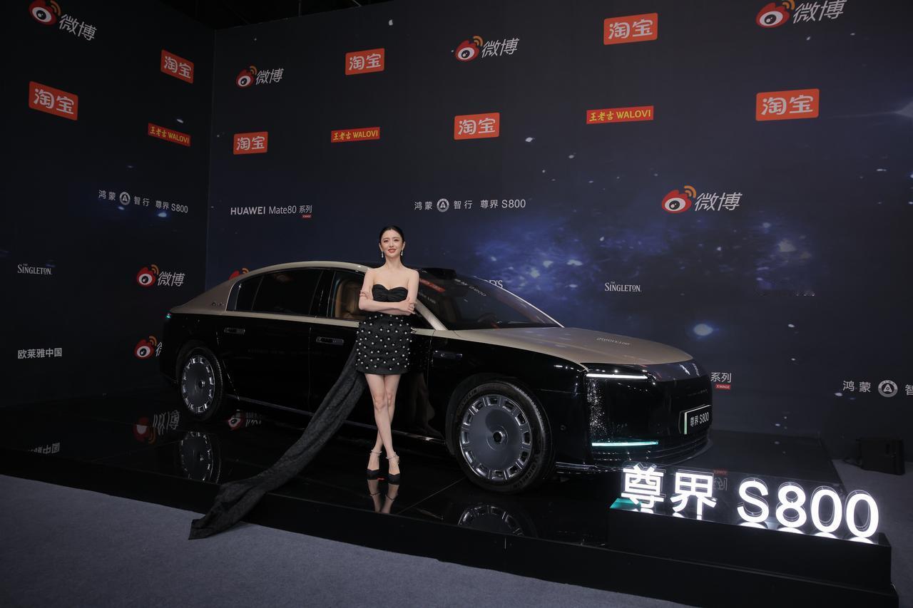 翻遍微博之夜各类生图，不得不说尊界S800是真的抗打。作为官方展车，它在镜头下，