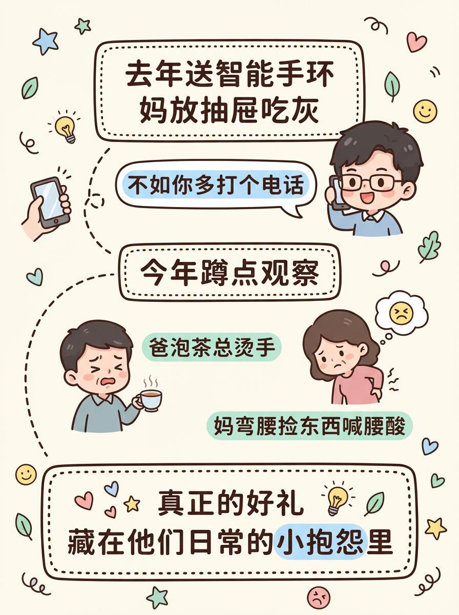 给爸妈的10件实用小物，过年回家的暖心礼物我也成了回家会带礼物的大人是可以平静支