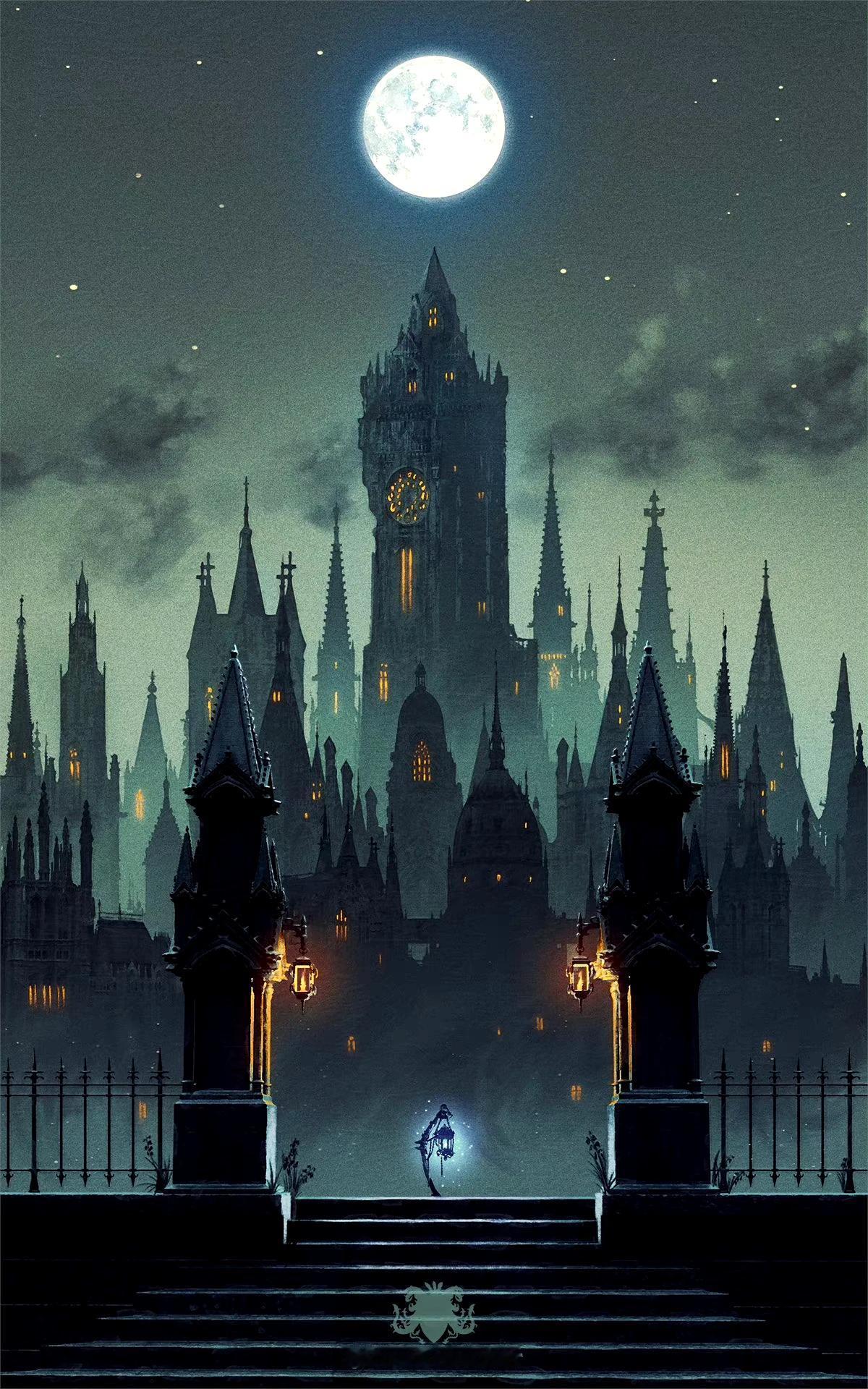 血源诅咒壁纸，X：ReneKovacArt ​