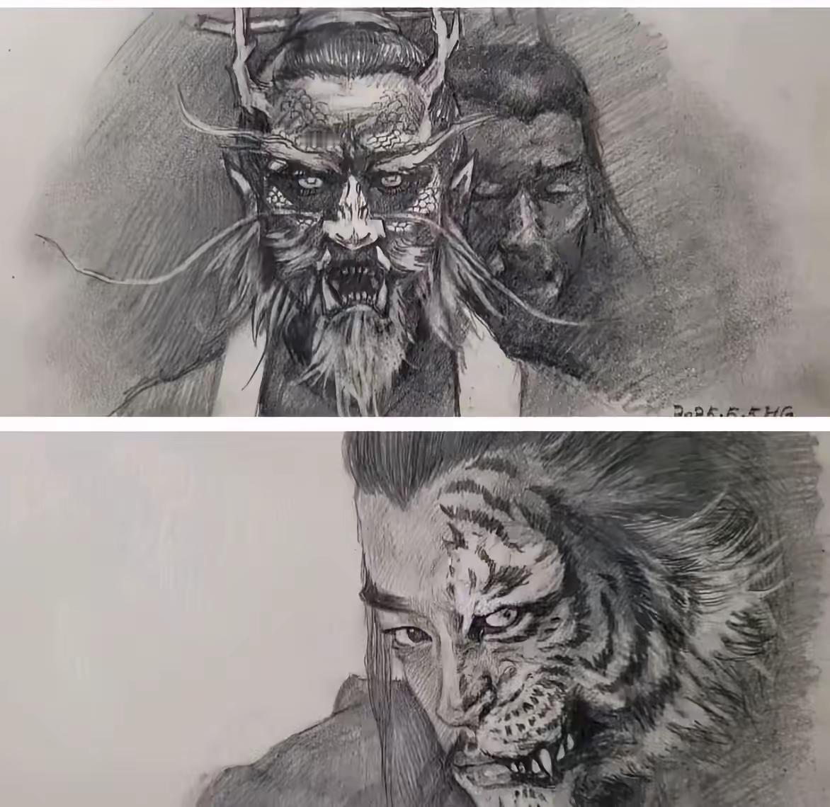 刘邦龙相初露，
项羽虎变愚不测。

一番龙争虎斗即将上演中华大地最精彩的画卷。