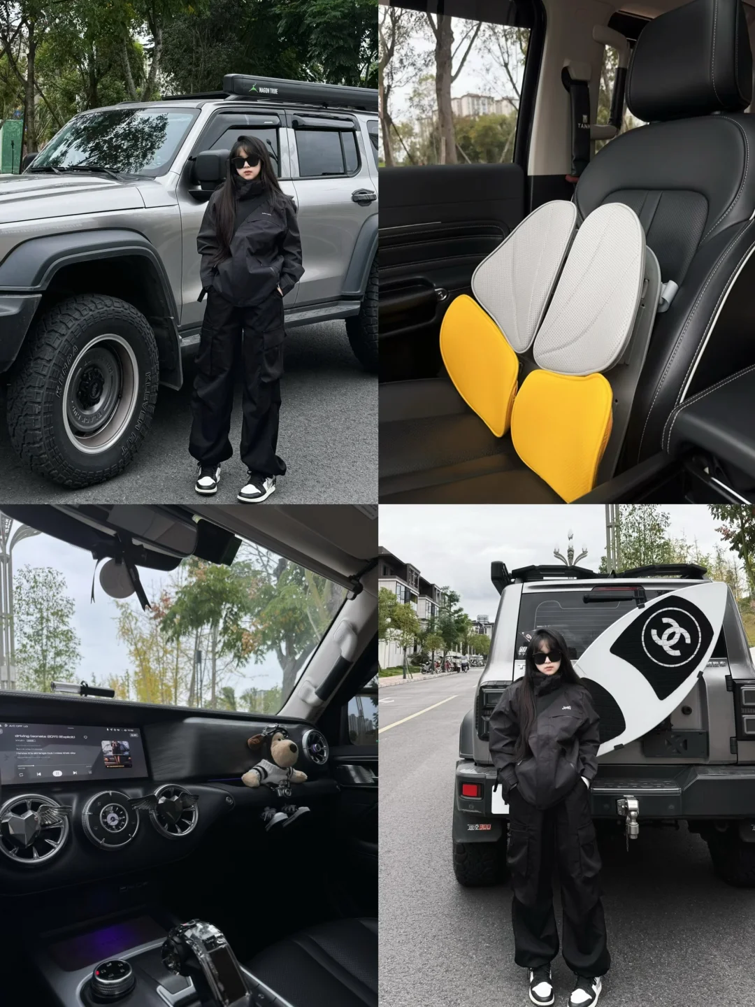 98年👧🏻开坦克300银武士🚓车里有什么！！👀