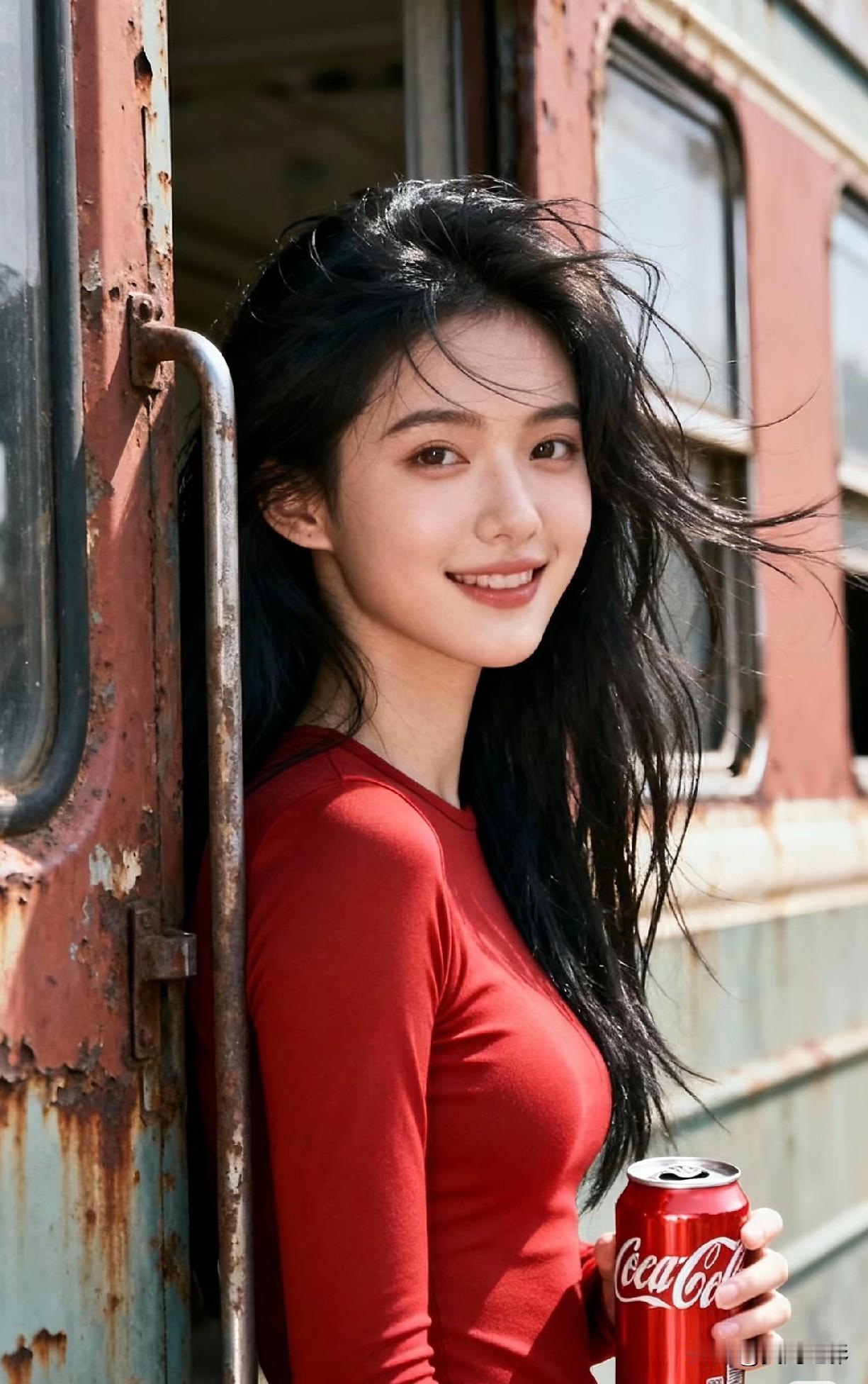 光之影
红衣美人倚车旁，笑语如花映日红。
古韵红衣女神 古典红裙佳人