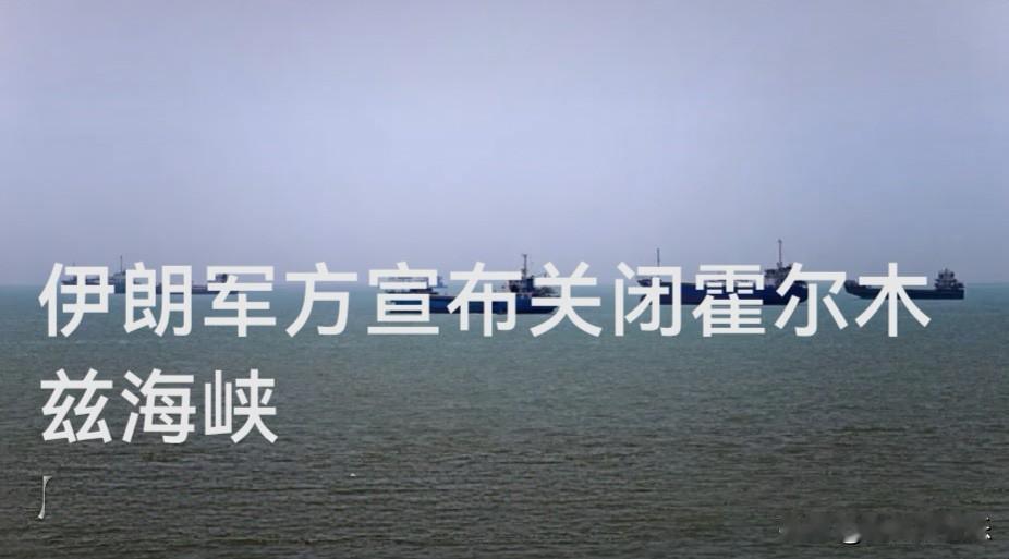 伊朗武装部队宣布关闭霍尔木兹海峡 称系对美以"违约"的首步回应

   据外媒报