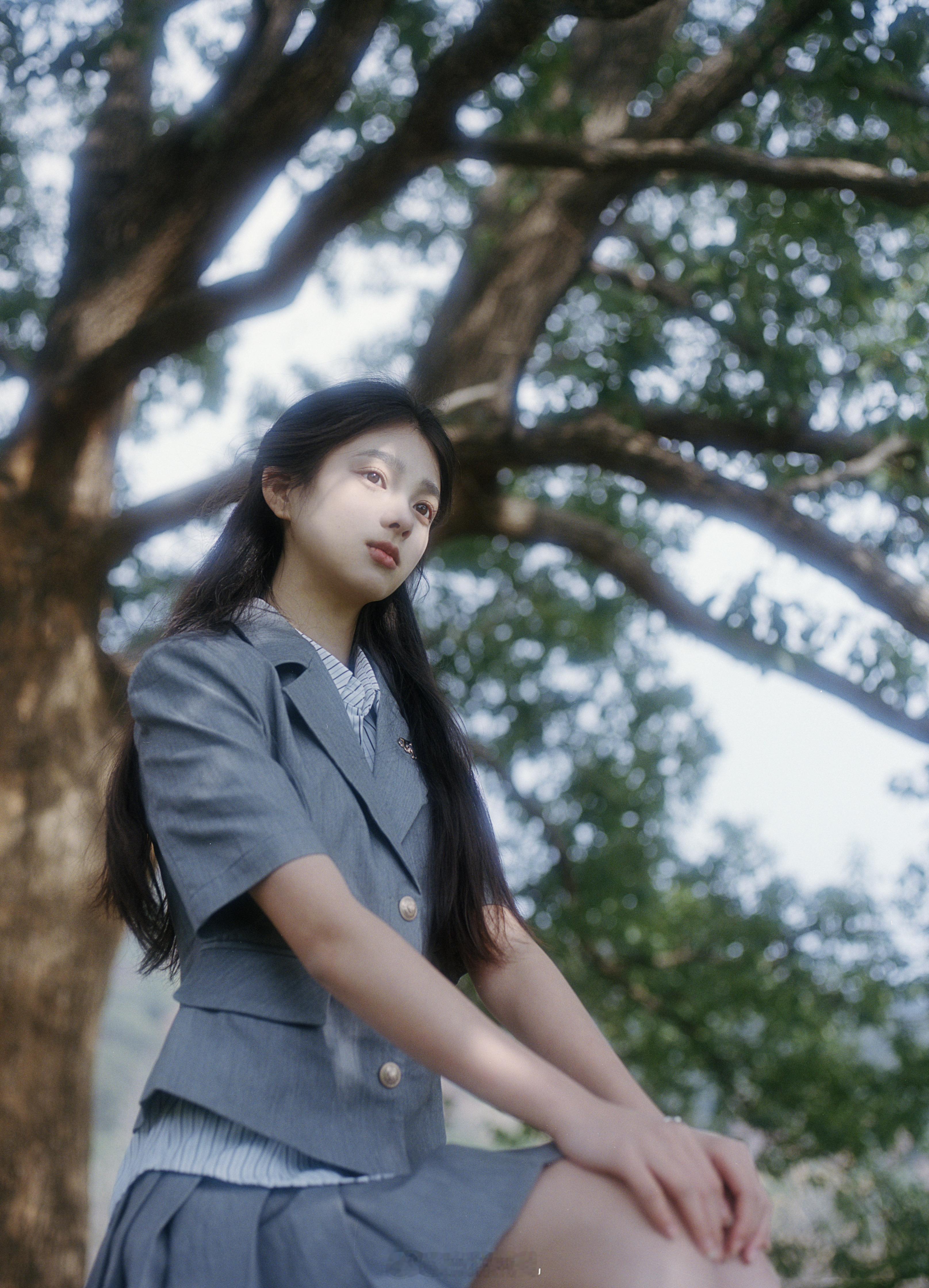 🌲树会拥抱每个抬头人🍃    摄影：白鹤雙儿 碎碎念：刘亦菲们觉得哪张图做封