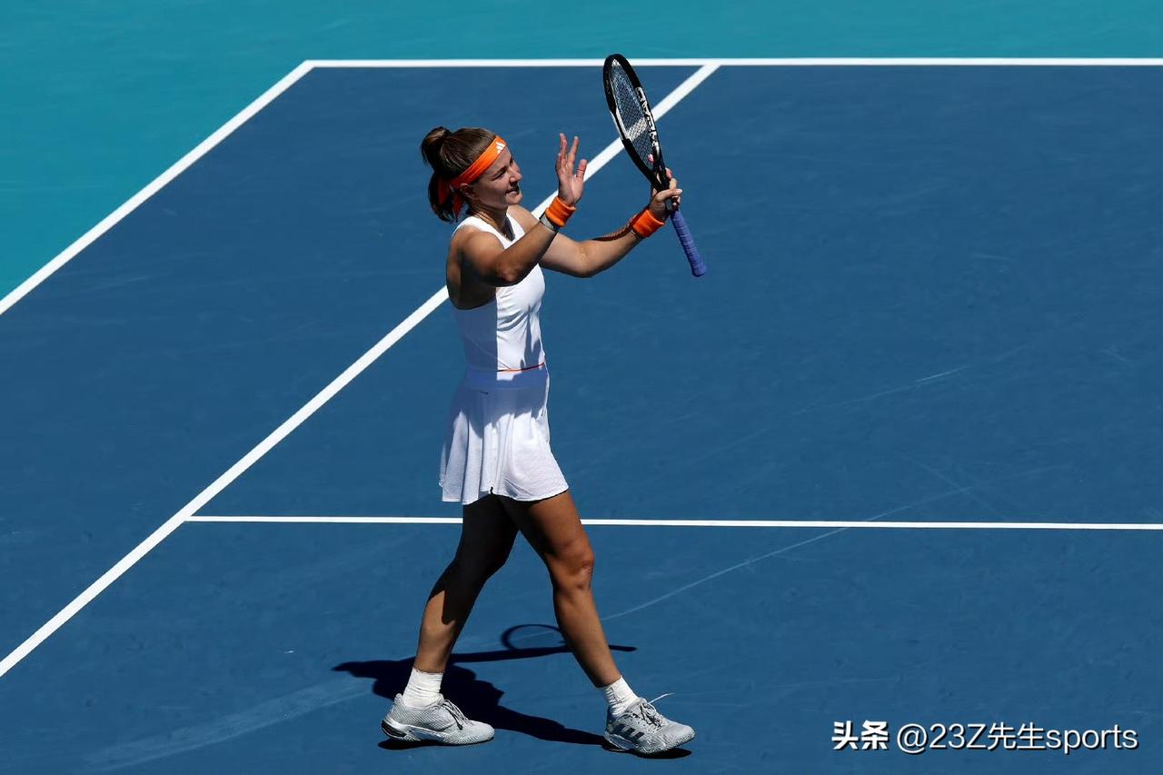 穆霍娃首进迈阿密站四强🔥

WTA1000迈阿密站1/4决赛，13号种子穆霍娃